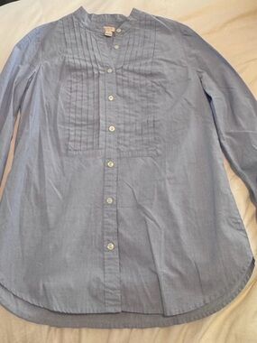 J. Crew  Pintuck Front Shirt
